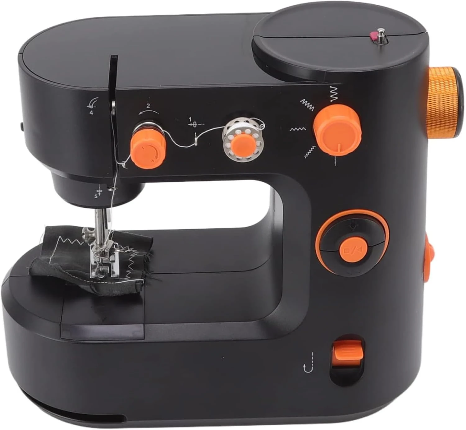 Portable Sewing Machine For Beginners,Electric Mini Sewing Machine For Kids,Adults.5 Built-in Stitches Double Threads & Two Speed Multi-function Mending Machine With Lights,Foot Pedal For Home