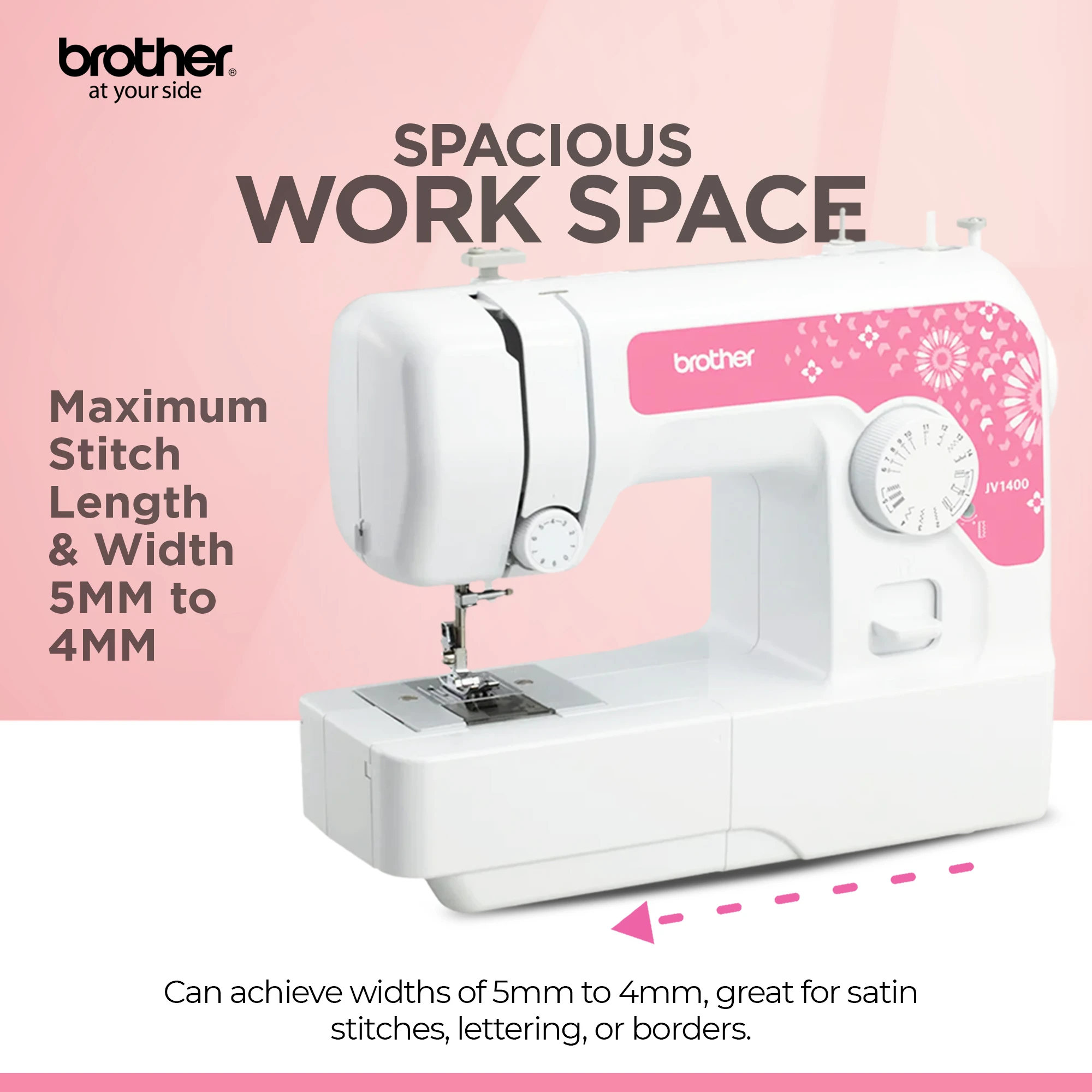 Compact Electric Sewing Machine Easy To Use Sewing And Mending Machine |