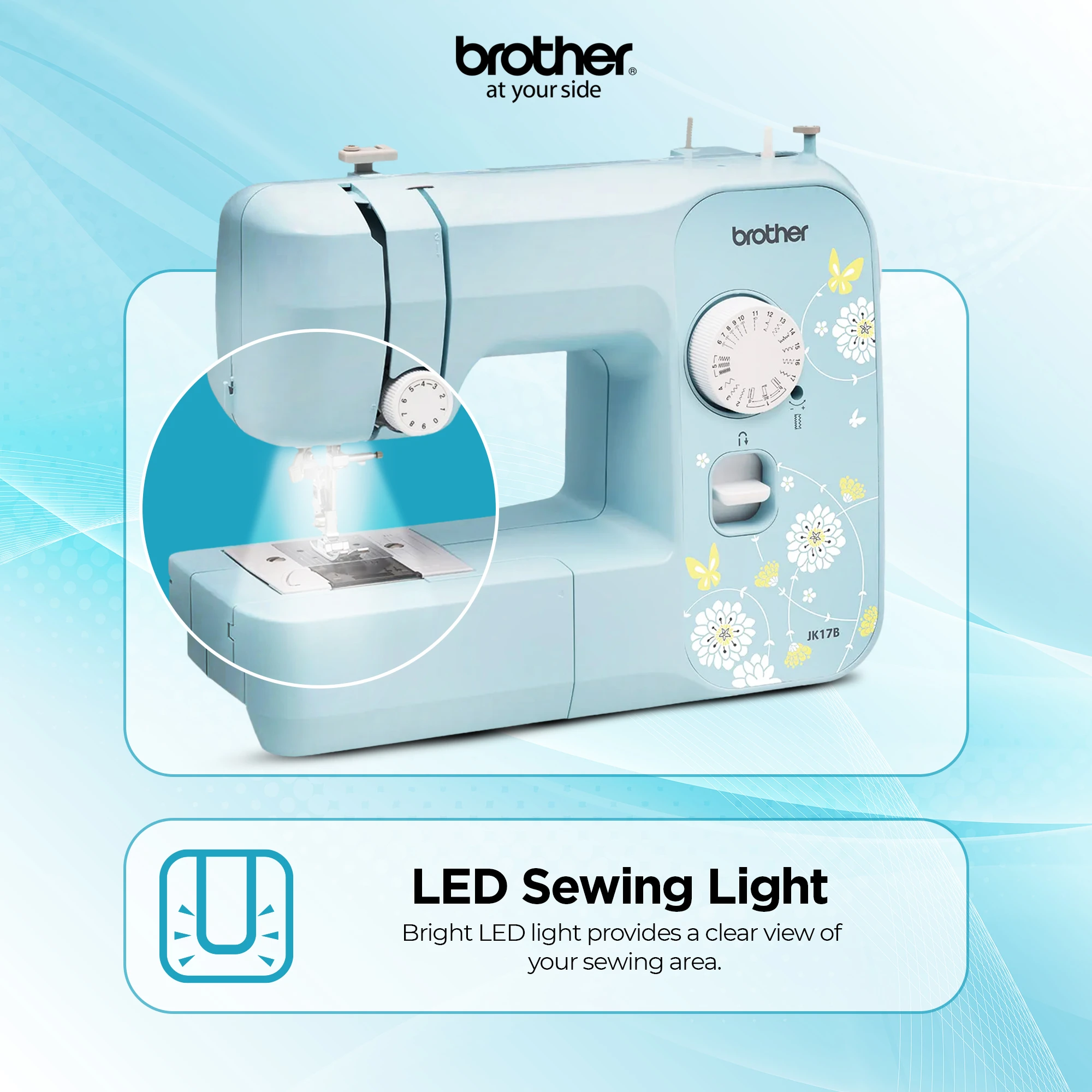Compact Electric Sewing Machine And Easy To Use Sewing And Mending Machine