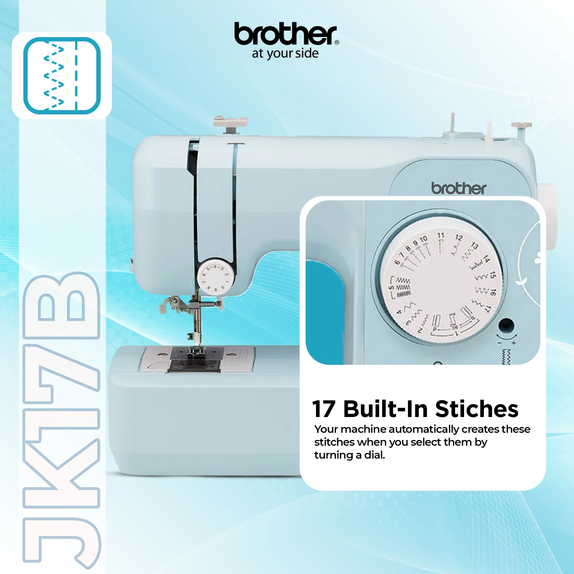 Compact Electric Sewing Machine And Easy To Use Sewing And Mending Machine