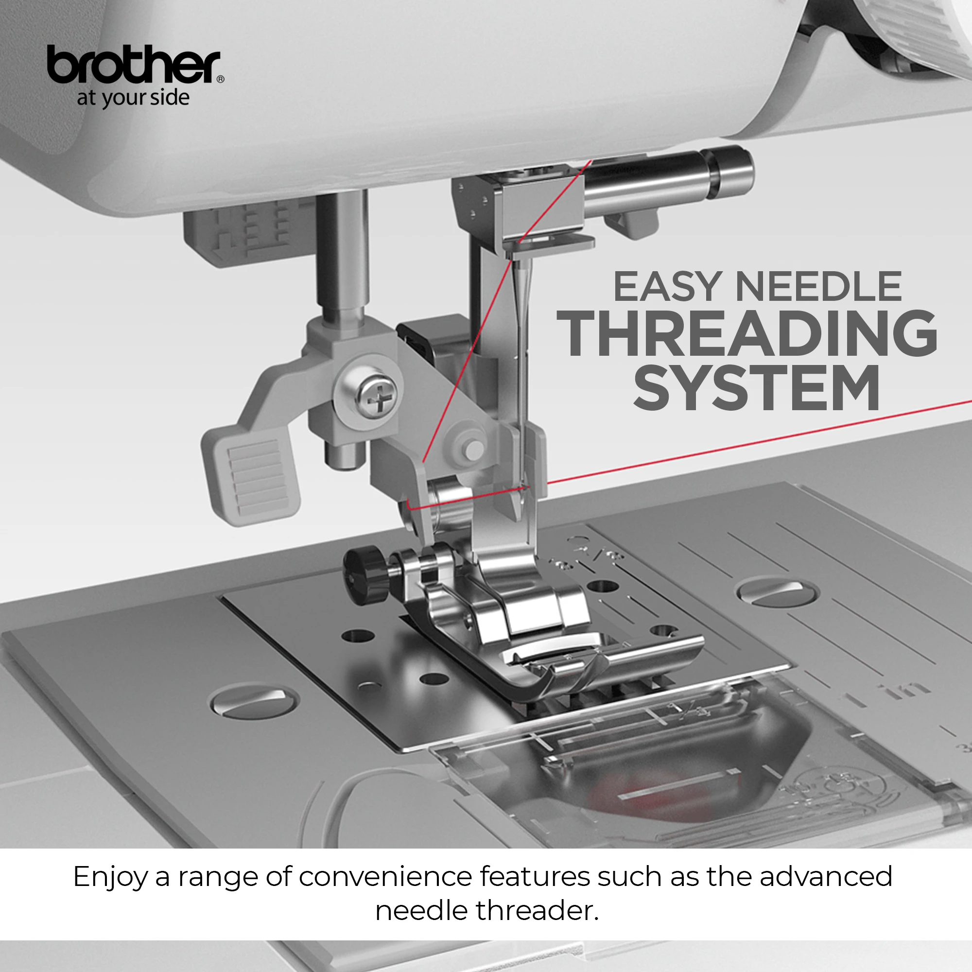 Computerized Electric Sewing Machine With Heavy Duty Metal Frame For Improved Durability And Reduced Vibration And More Accurate Needle Positioning