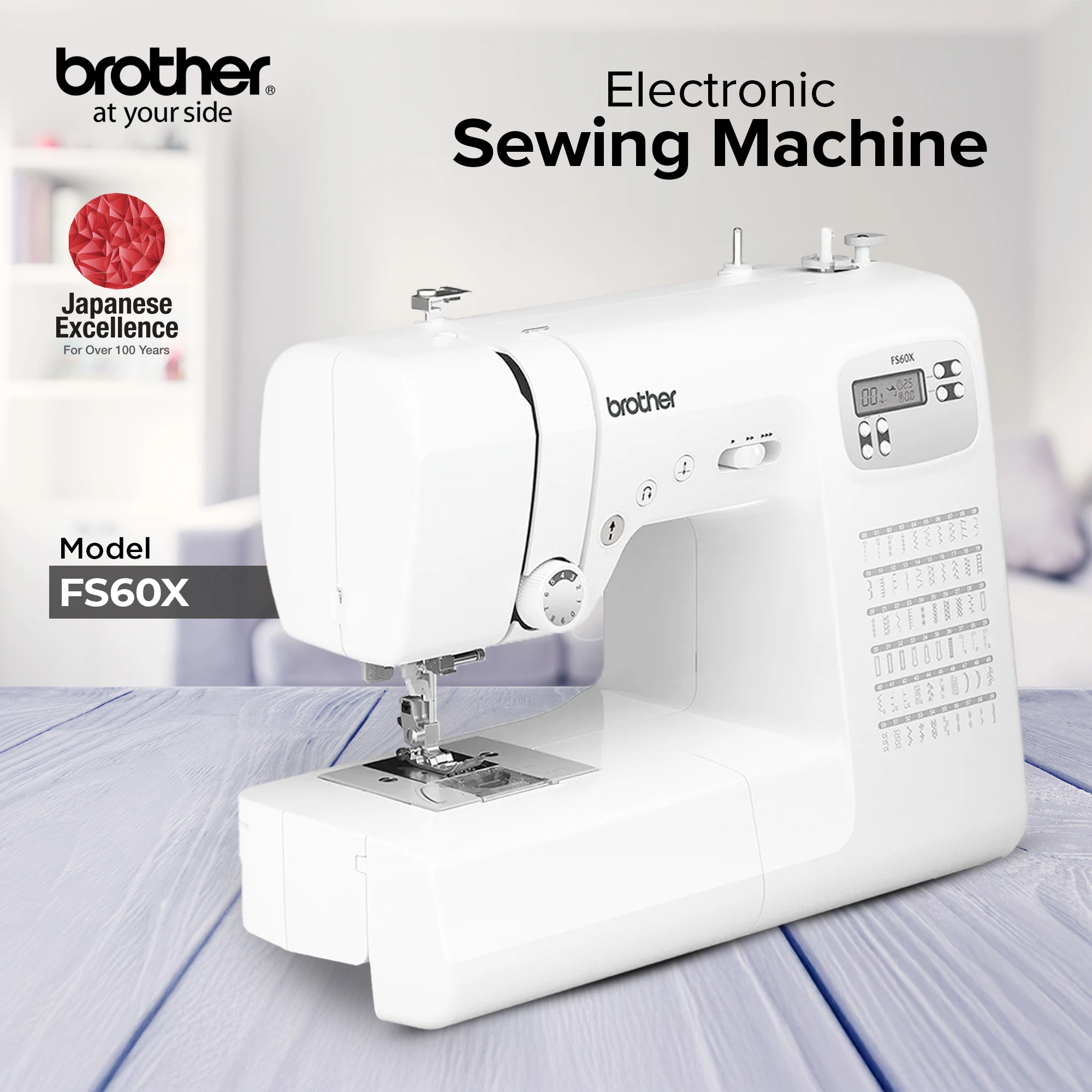 Computerized Electric Sewing Machine With Heavy Duty Metal Frame For Improved Durability And Reduced Vibration And More Accurate Needle Positioning