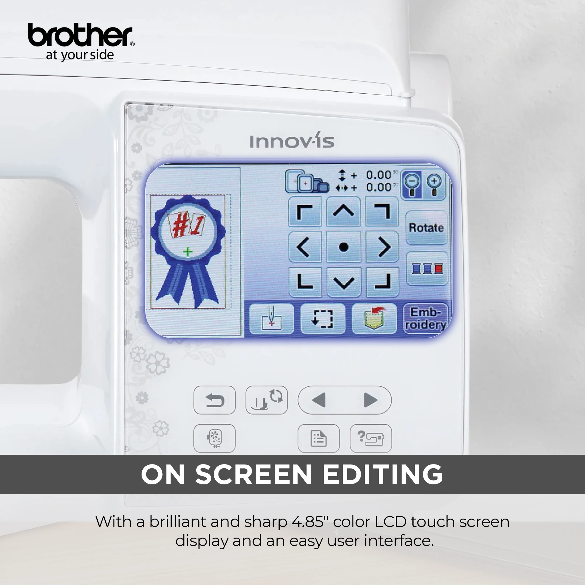 NV880E Embroidery Machine