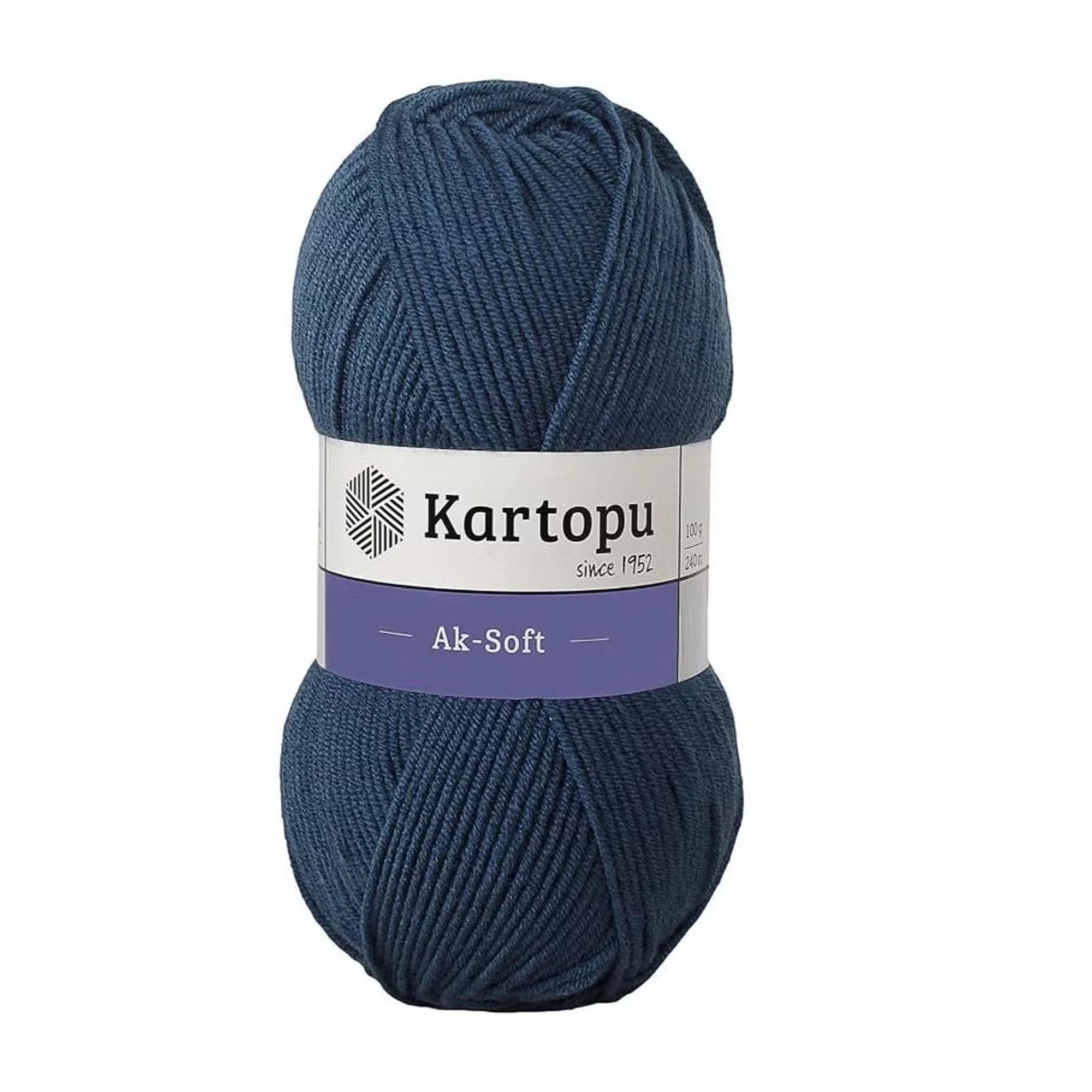 Kartopu K650 Ak-Soft Knitting Yarn â€“ 100g, 250m