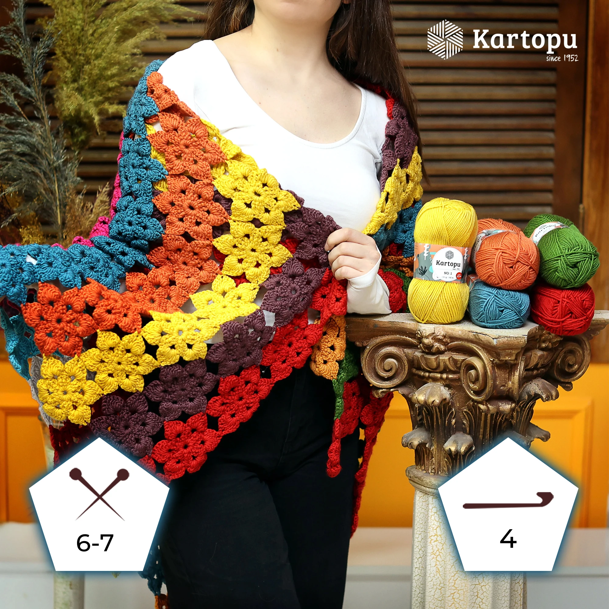 Kartopu K782 No-1 Yarn â€“ 100g Soft Anti-Pilling Acrylic