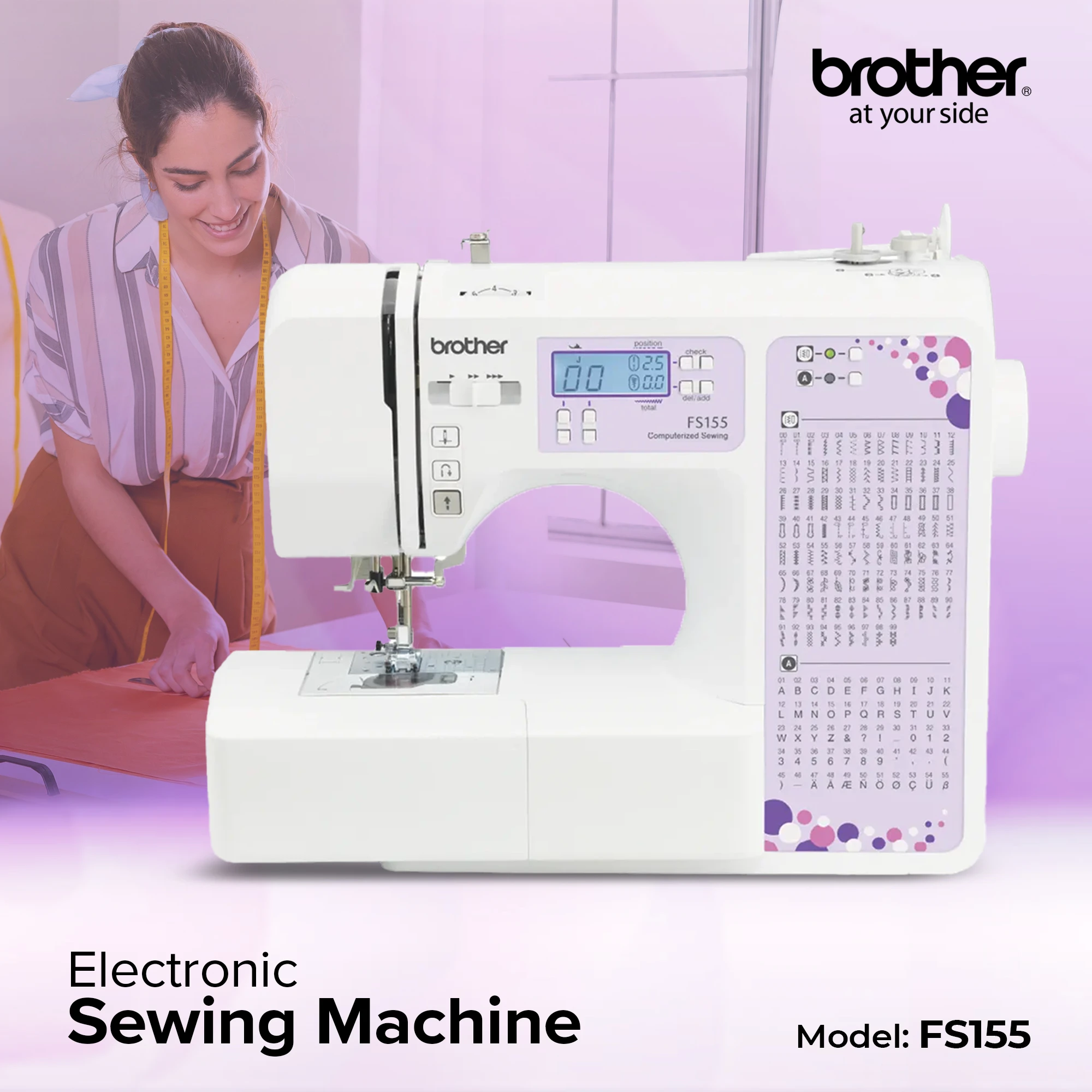 Compact Electric Sewing Machine Easy To Use Sewing And Mending Machine