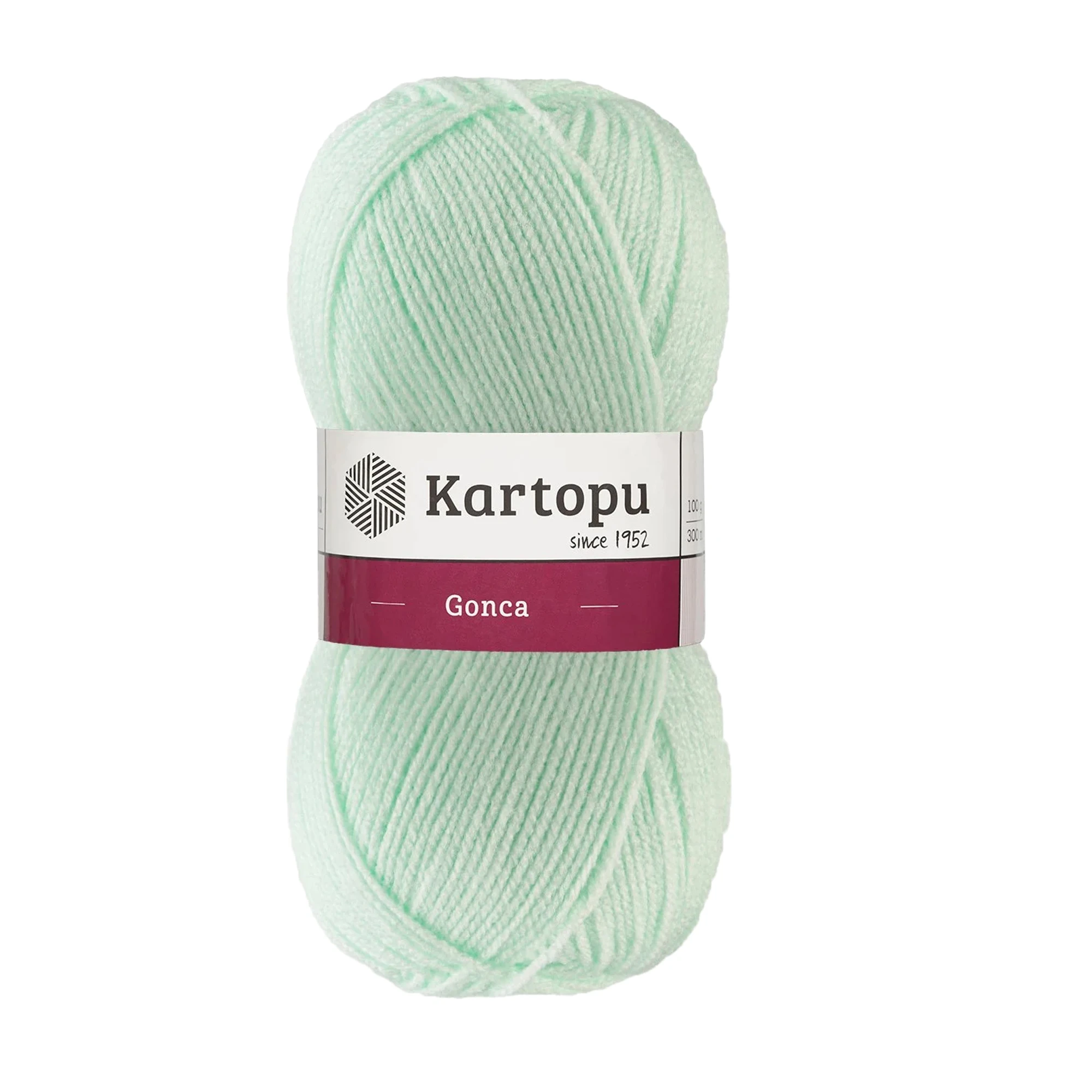 Kartopu K563 Gonca Knitting Yarn â€“ 100g, 300m | Acrylic Yarn for Crochet, Embroidery & Needlework (Water Green)