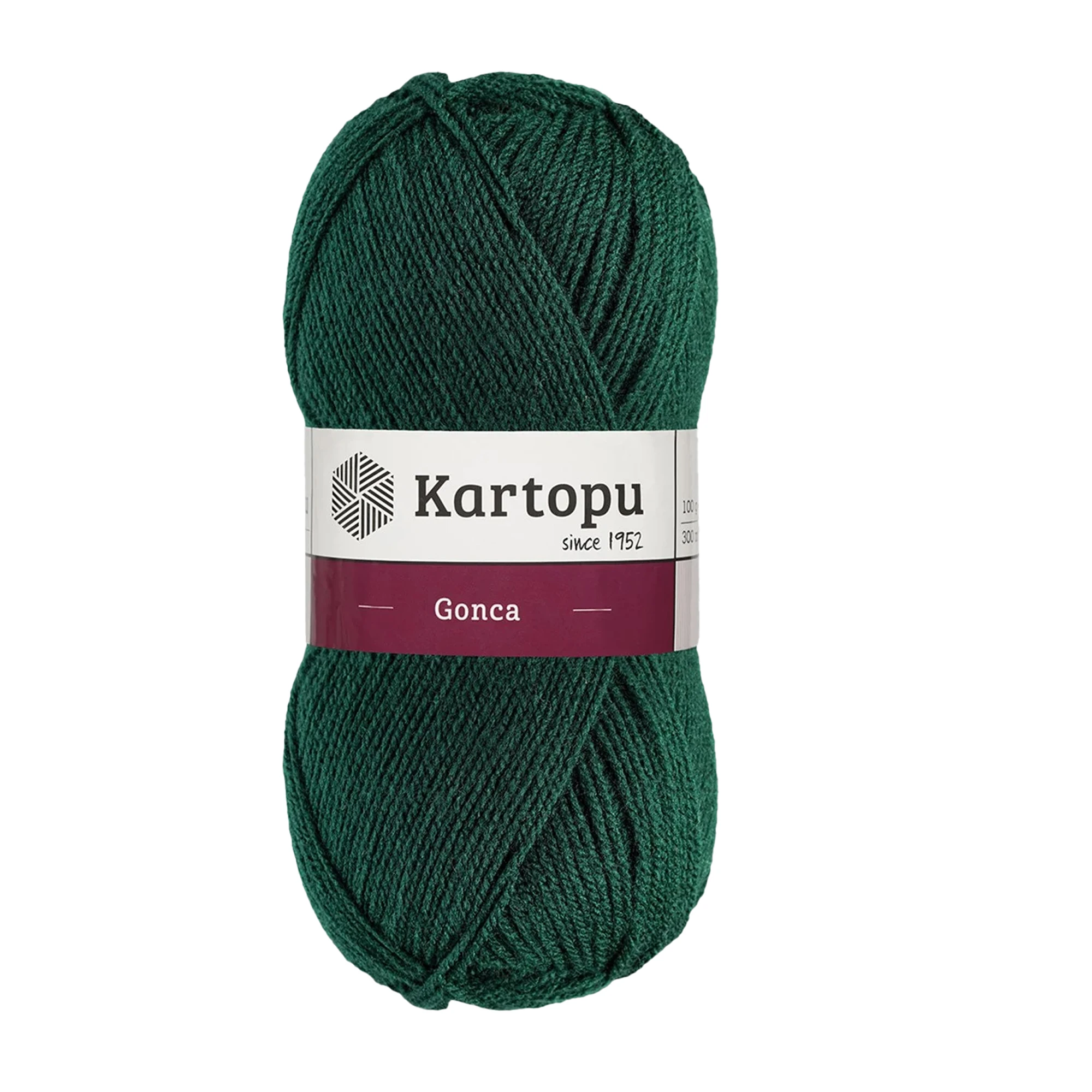 The Kartopu K1416 Gonca Knitting Yarn in Duck Green is crafted for versatility and ease of use.