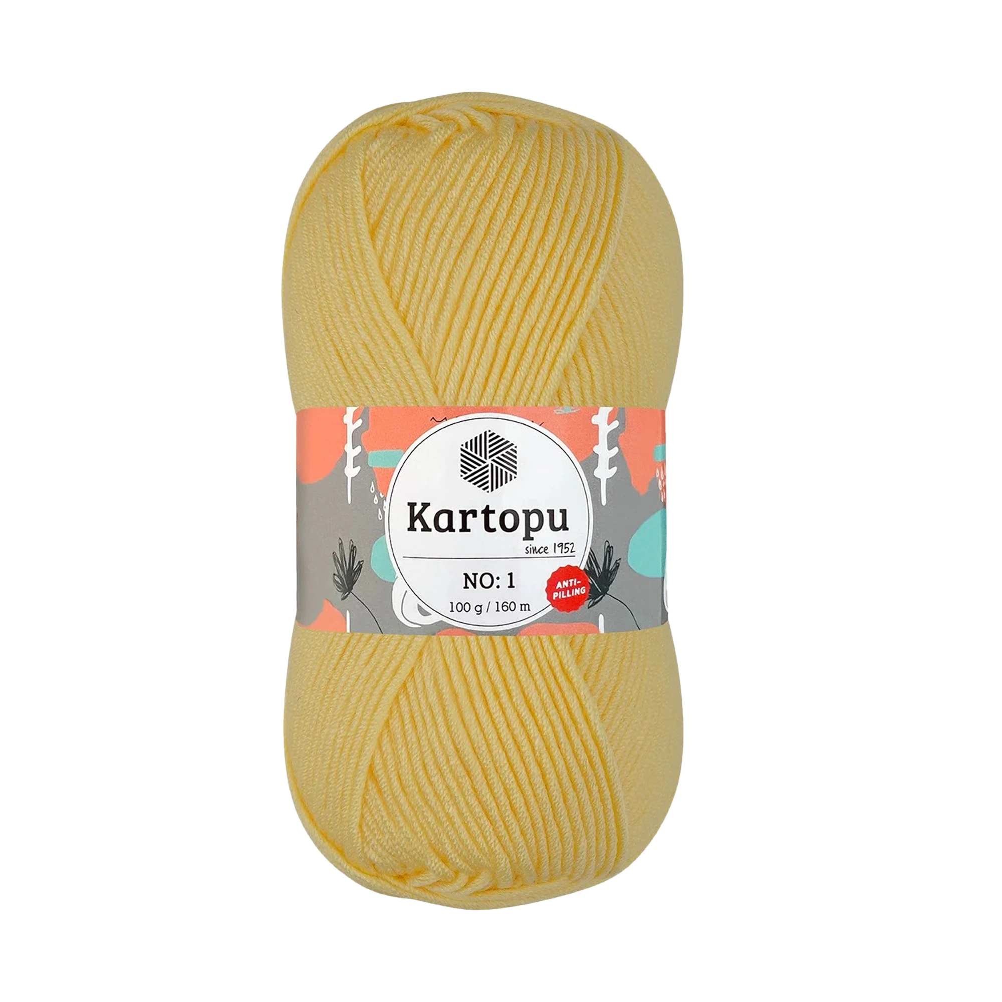 Kartopu K331 No-1 Yarn â€“ 100g, 160m â€“