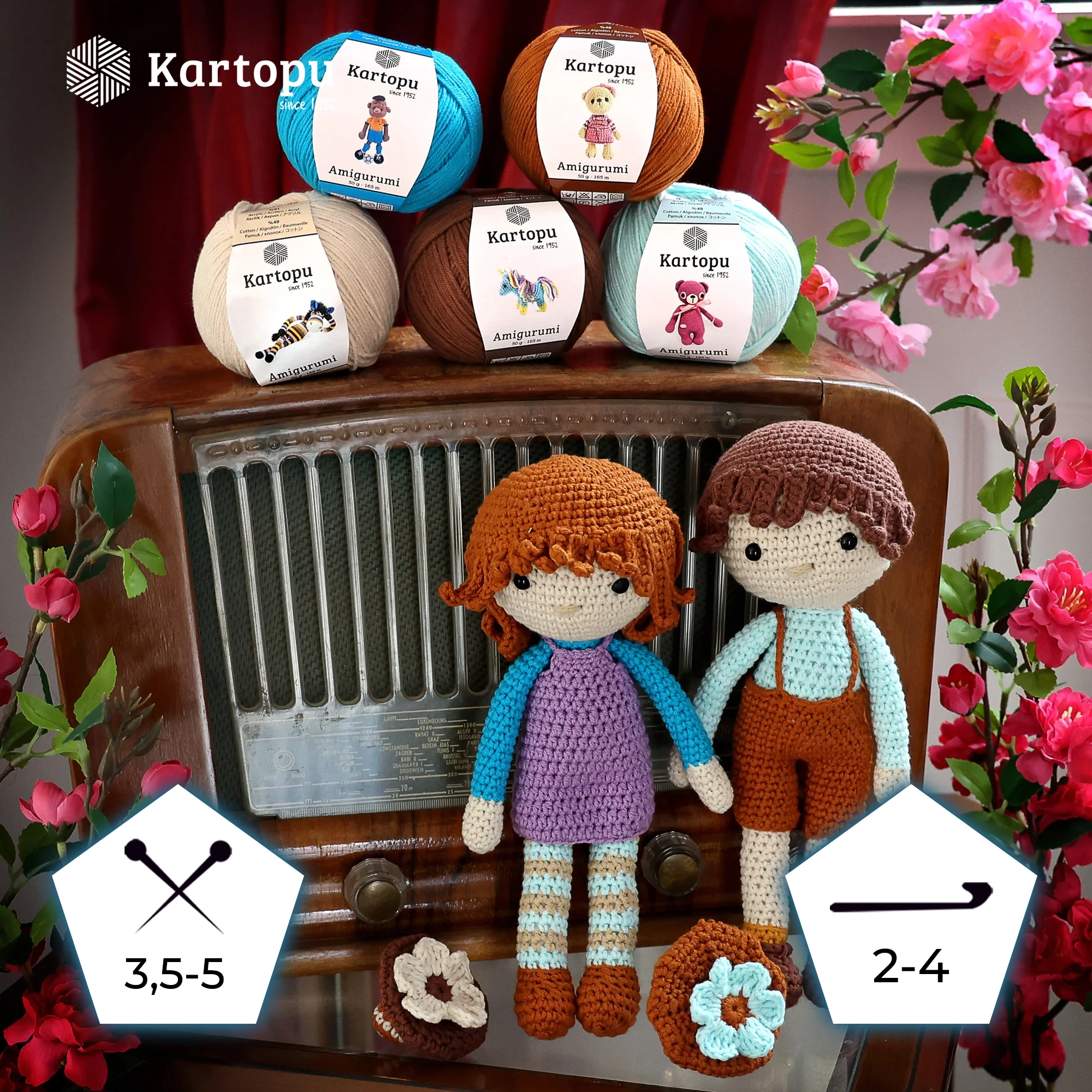 Kartopu K699 Amigurumi Knitting Yarn â€“ 50g, 165m